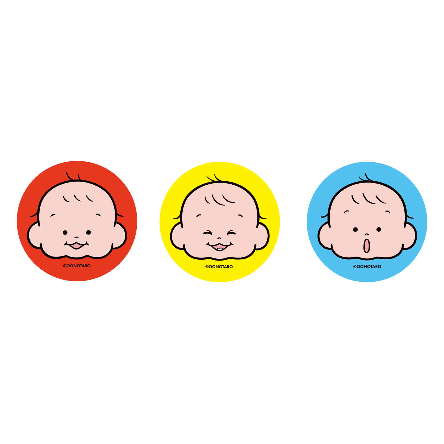 『あかちゃん あかちゃん』缶バッジセット(3個入)