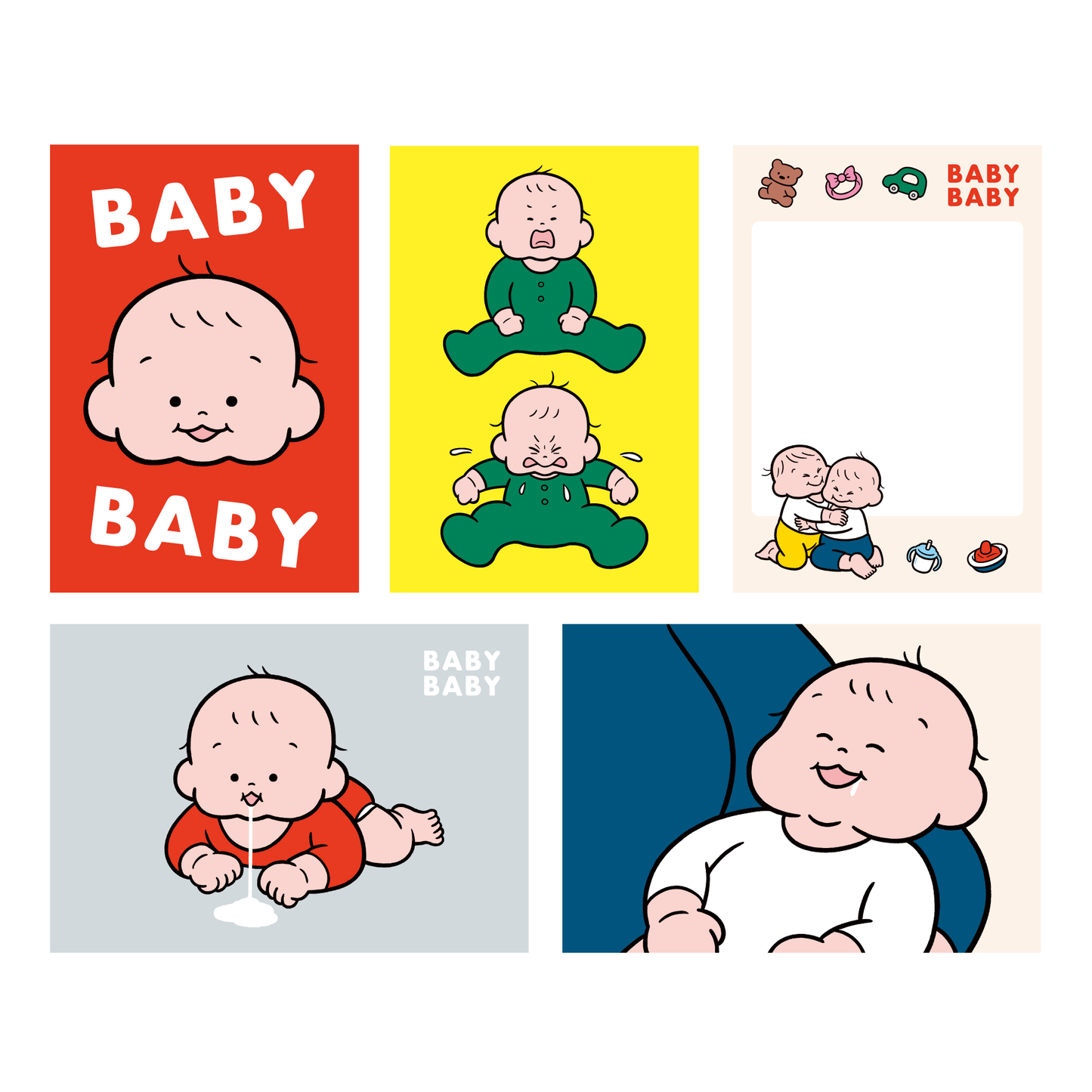 ポストカードセット『あかちゃん あかちゃん』