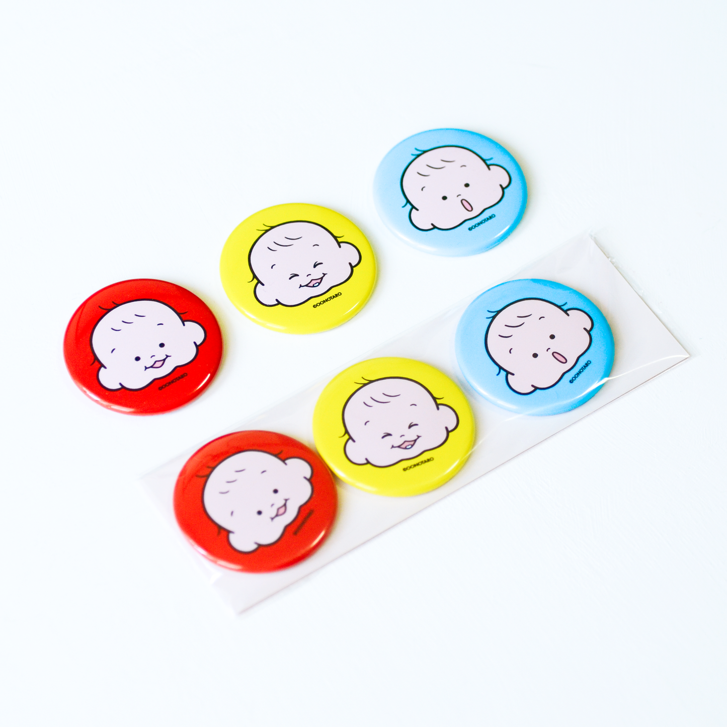 『あかちゃん あかちゃん』缶バッジセット(3個入)