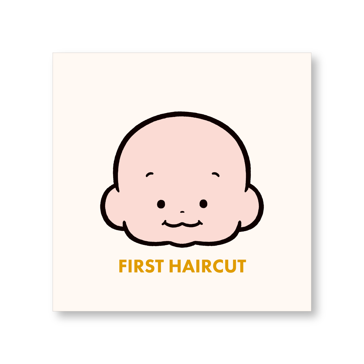FIRST HAIRCUT台紙(2枚入)