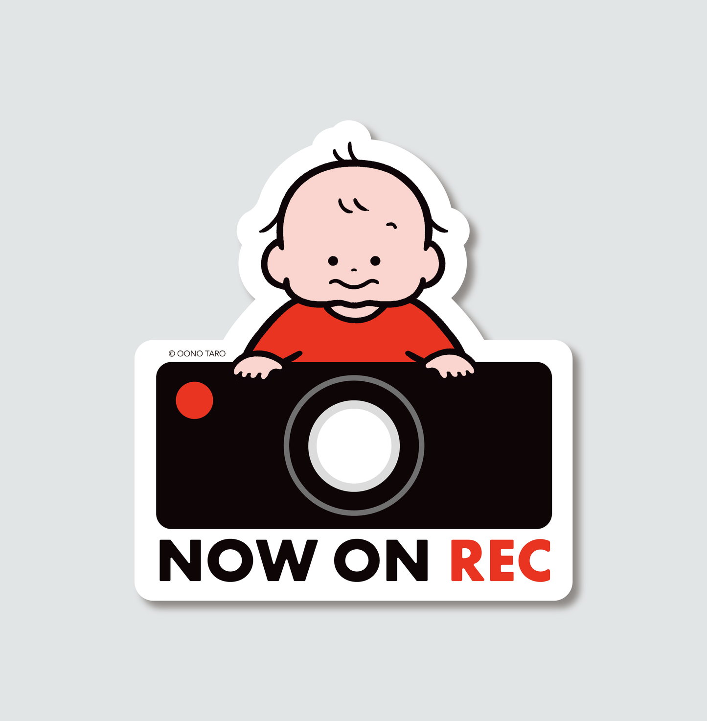NOW ON REC(ステッカー)