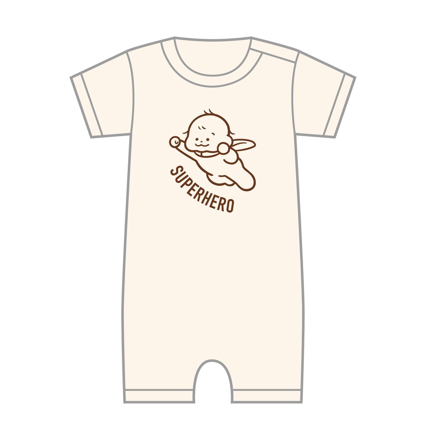 【在庫限り】SUPER HERO ロンパース2023