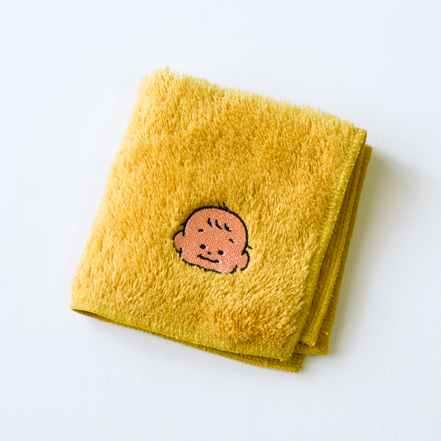 刺繍タオルハンカチ(全6色)