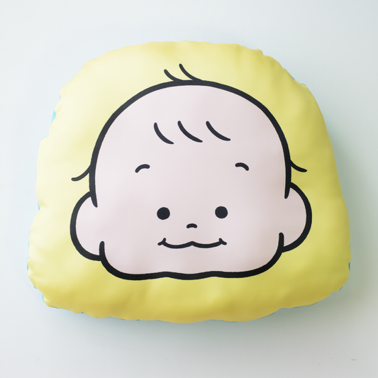 じんせい泣き笑いクッション
