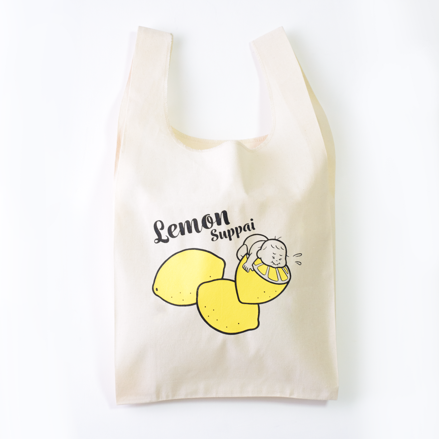 レモンすっぱいマルシェバッグ